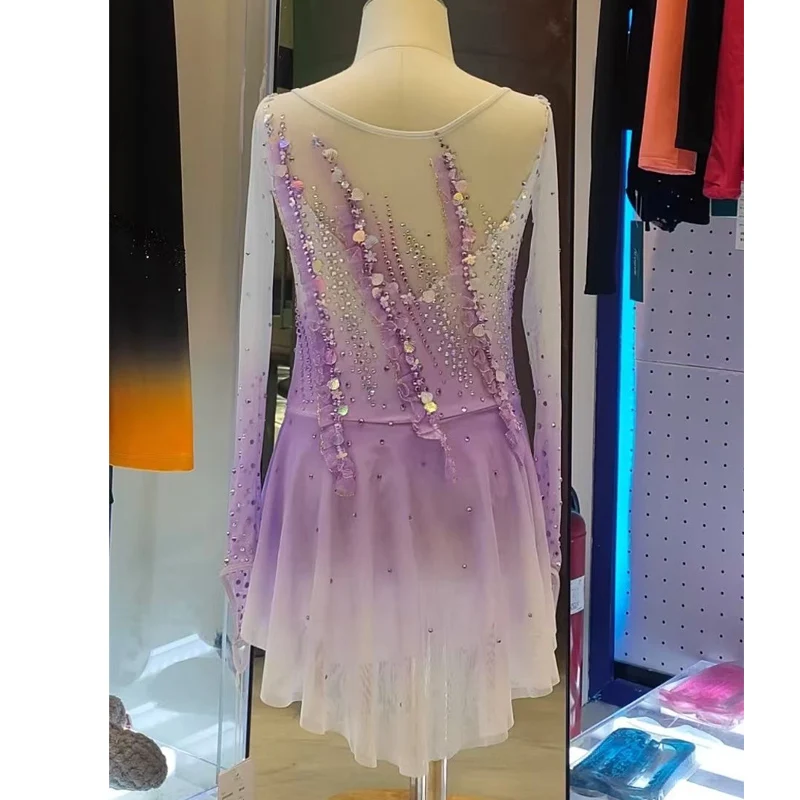 Figure Skating Performance Skirt Skating Skirt Grading Competition Training