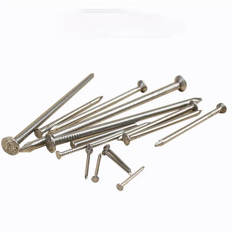 30-500pcs Wire Nails Flat Head Carbon Steel Hardware Nail Diameter 1mm, 1.5mm, 2mm, 2.5mm, 3mm, 3.5mm, 4mm