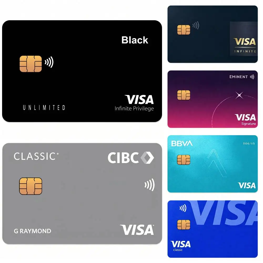 Fashion V-VISA Card Stickers for Bank Access Protective Waterproof Film Cover Sticker Surprise Gift