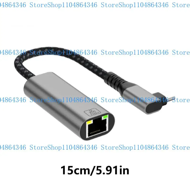Adattatore networking USB RJ45 Ethernet USB in alluminio 5ASD per laptop