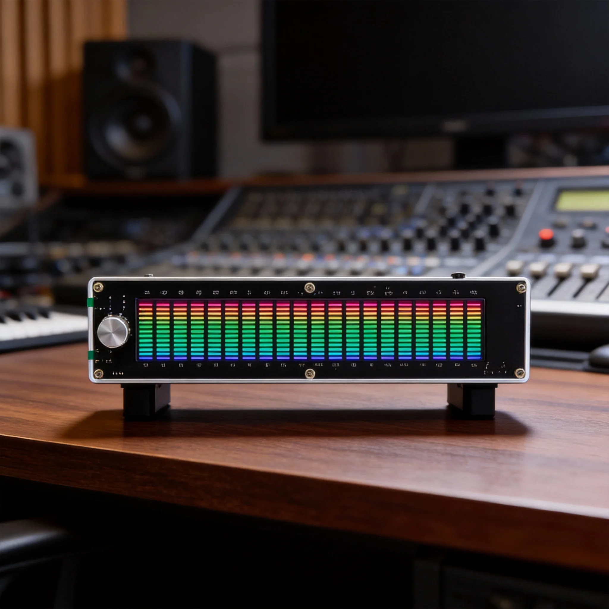 

Music Spectrum Indicator For DSP EQ VU Meter Audio Level LED Display USB Analyzer On-board Power Accessories