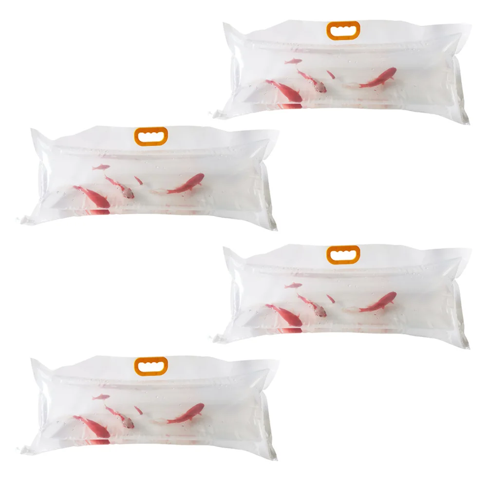 

4 Pcs Oxygenated Packaging Bag Seafood Live Fish Bags Carry-out Thicken Packing Pouch