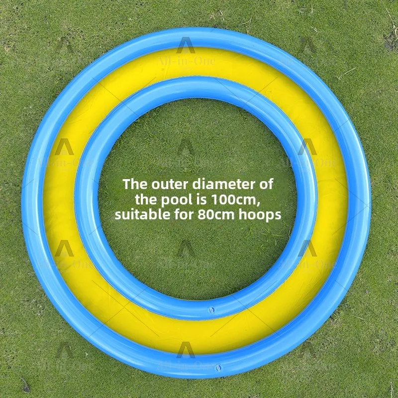 Portable Inflatable Pool Ring for Bubble Show Stage Performance Prop