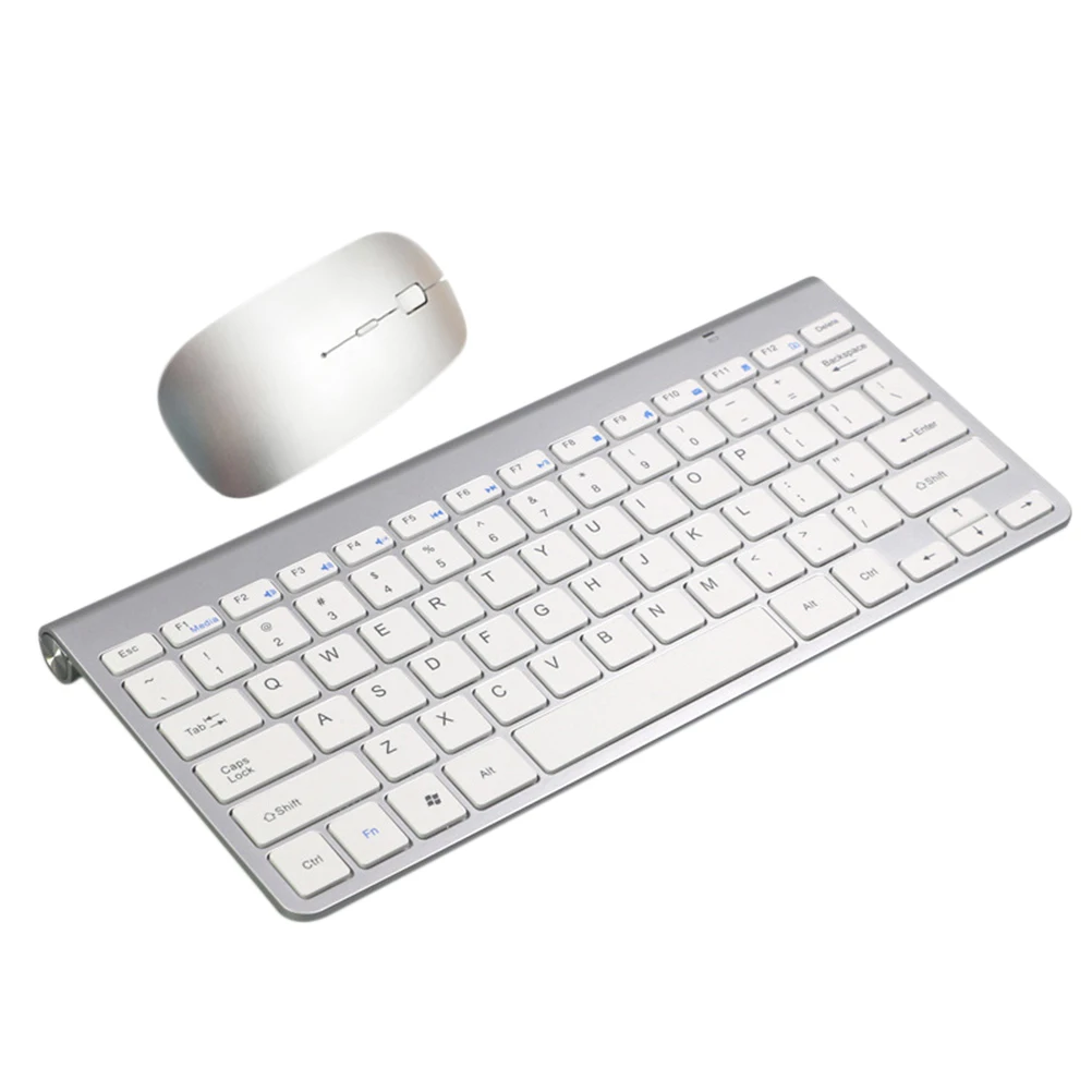 

Wireless Keyboard Mouse Set 2.4G Computer Portable Outdoor Travel Ultra Thin Durable Easy Use Lightweight Compact High Quality