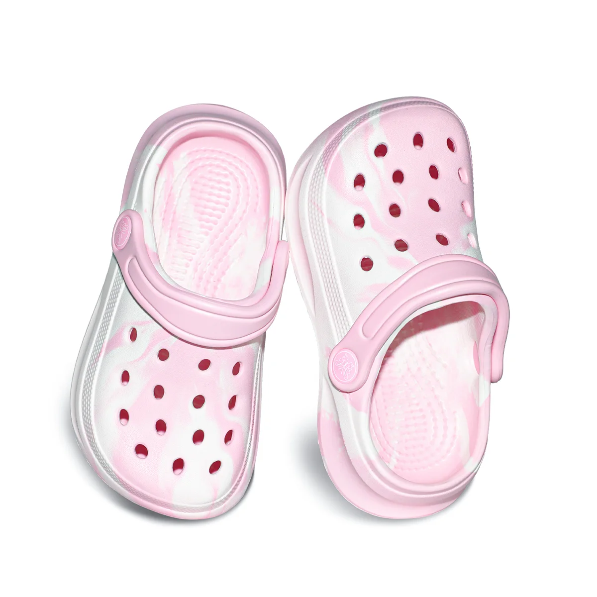 Kids Slip-On Clogs and Mules - Breathable, Waterproof, EVA Garden Shoes with Decorative Chain for Beach and Everyday Wear 168