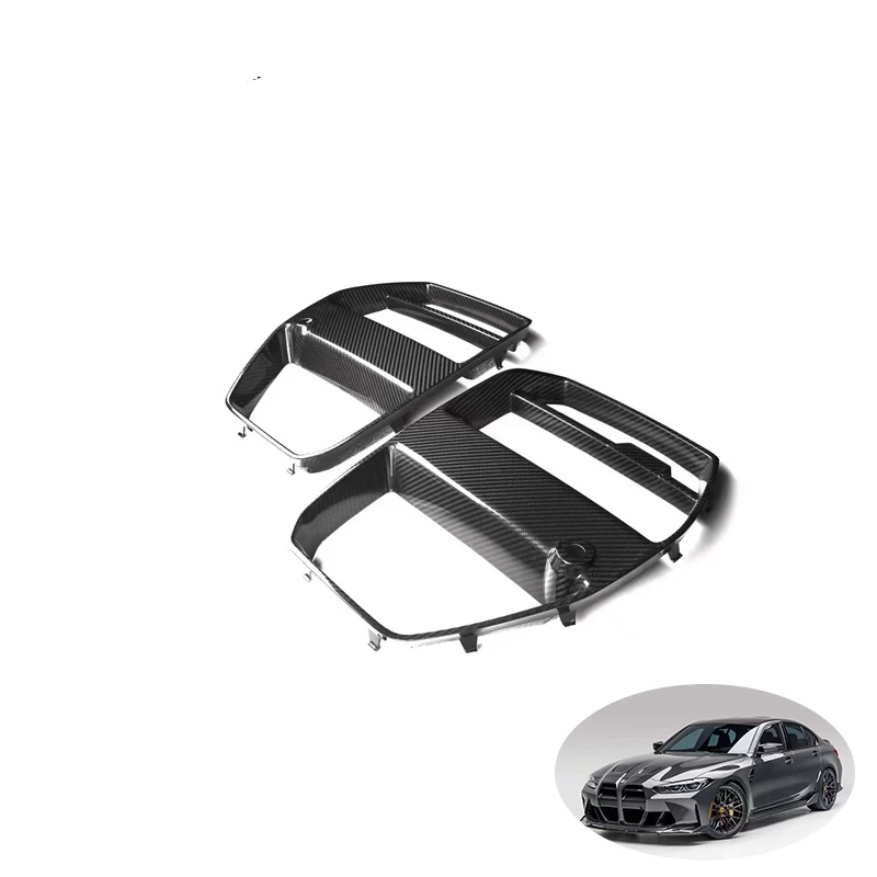 

Exterior Accessories V Style Grille For M3 M4 G80 G82 G83 Dry Carbon Fiber Front Grille With ACC Function