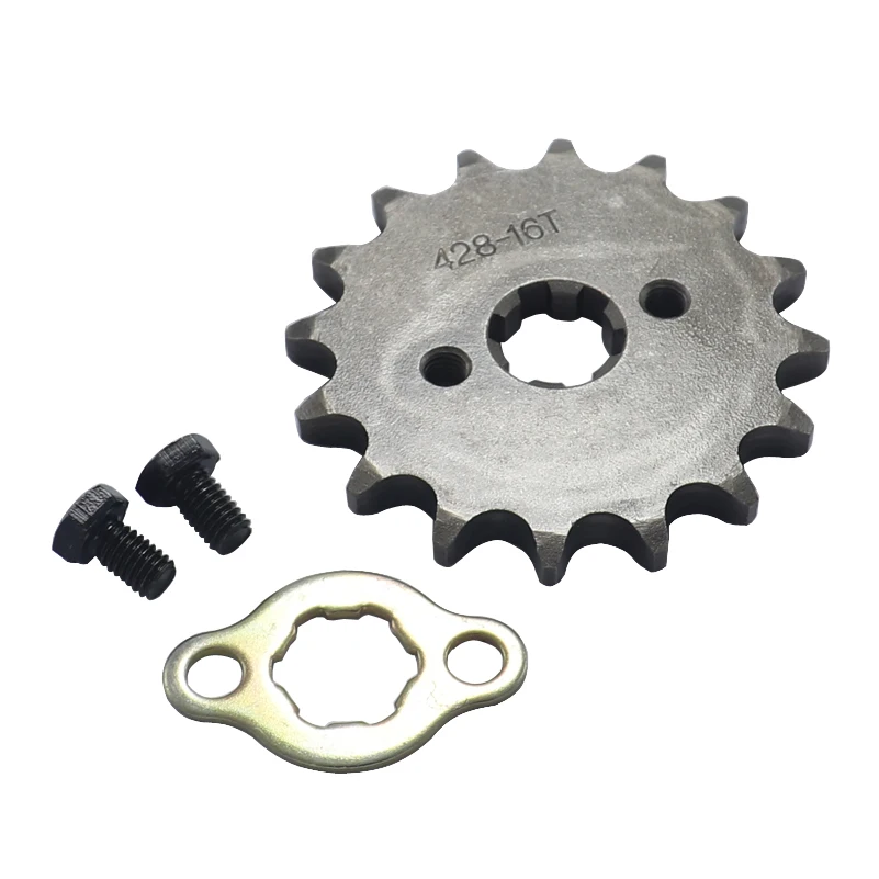 16T Tooth 428 ID 17mm /20mm Front Engine Sprocket For Motorcycle Dirt bike ATV Quad Buggy