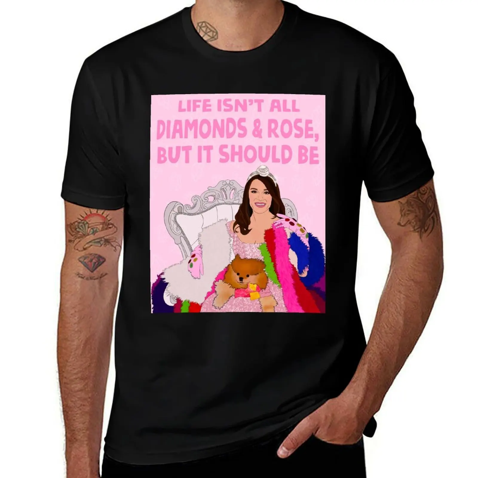 

Lisa Vanderpump | Real Housewives of Beverley Hills | RHOBH | Vanderpump Rules T-Shirt Simple Casual Short Sleeve Tee