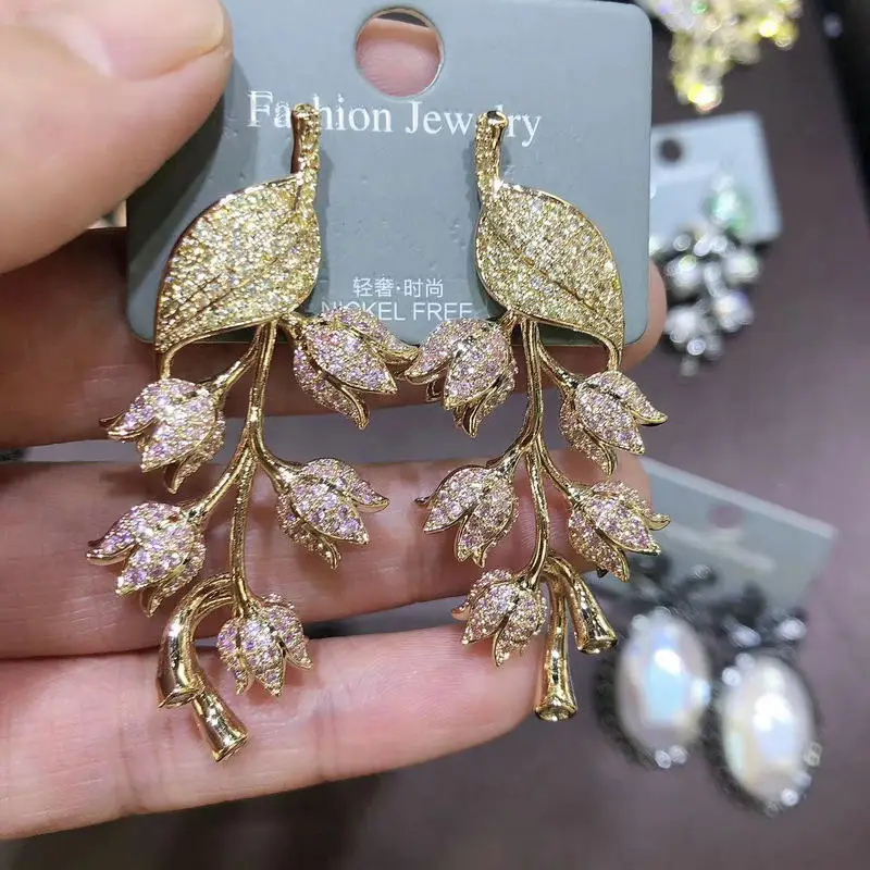 

Милые серьги-гвоздики в виде розовых цветов для женщин, бижутерия для вечерние