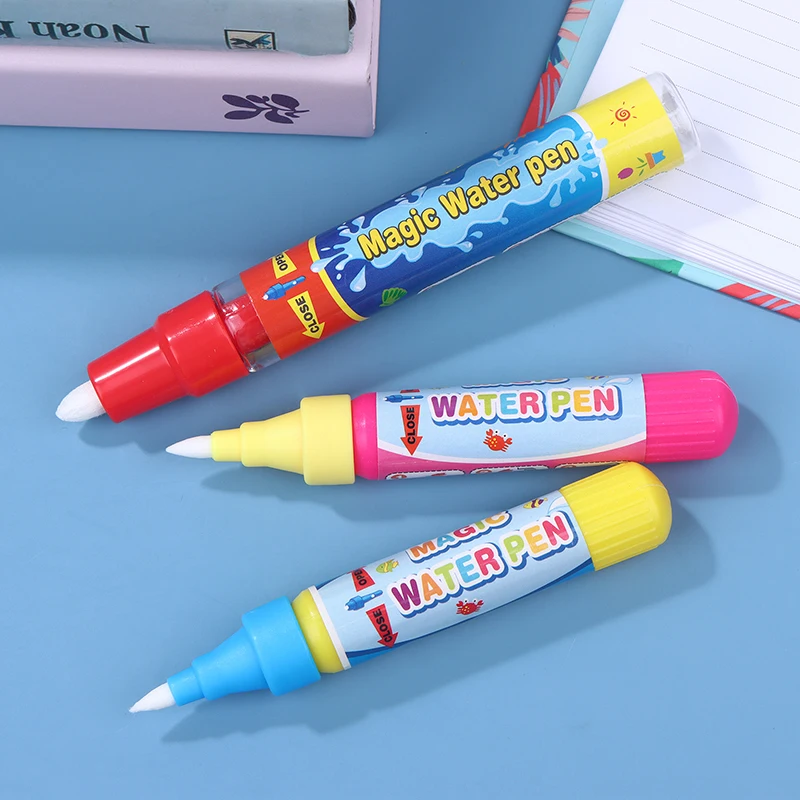 5PCS Magische Wasser Zeichnung Stift Spielzeug Stift Kind Malerei Wasser Schreiben Matte Stift Doodle Stifte Ersatz Werkzeug Bildung Spielzeug für Kinder