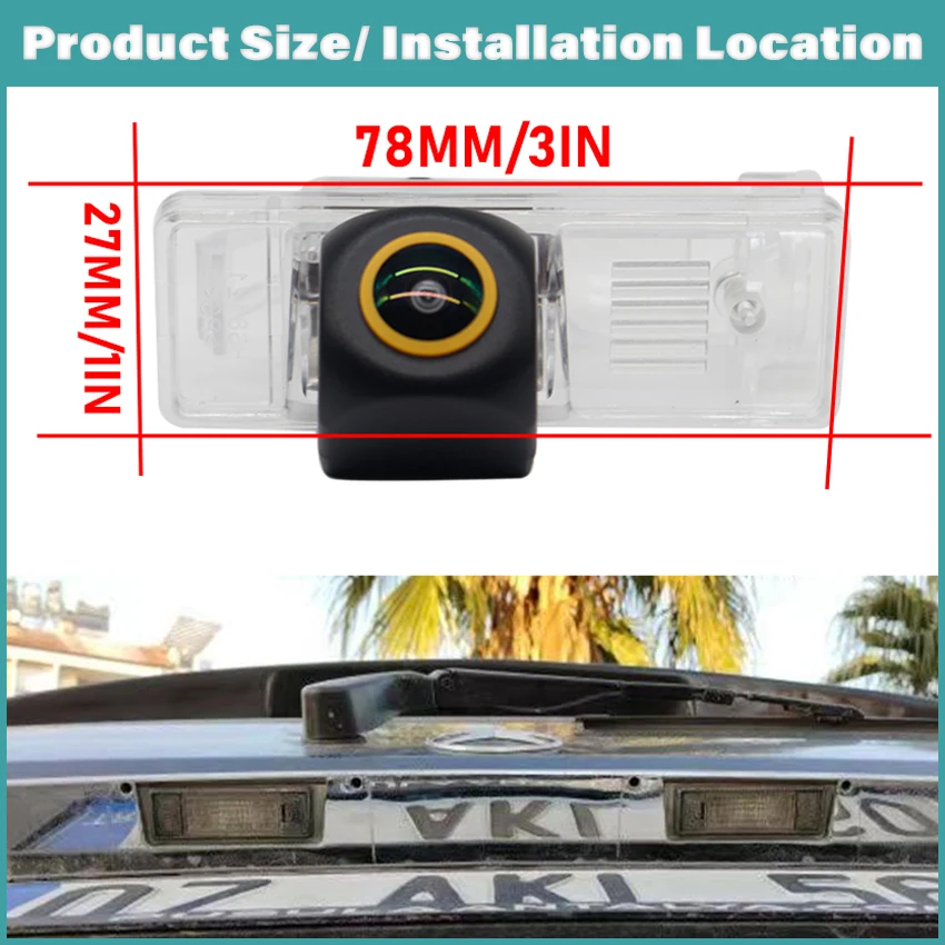 170 Degree CCD Car Reverse Reversing Camera Vehicle Rear View Camera For Mercedes Benz Vito Viano Sprinter B Class W639