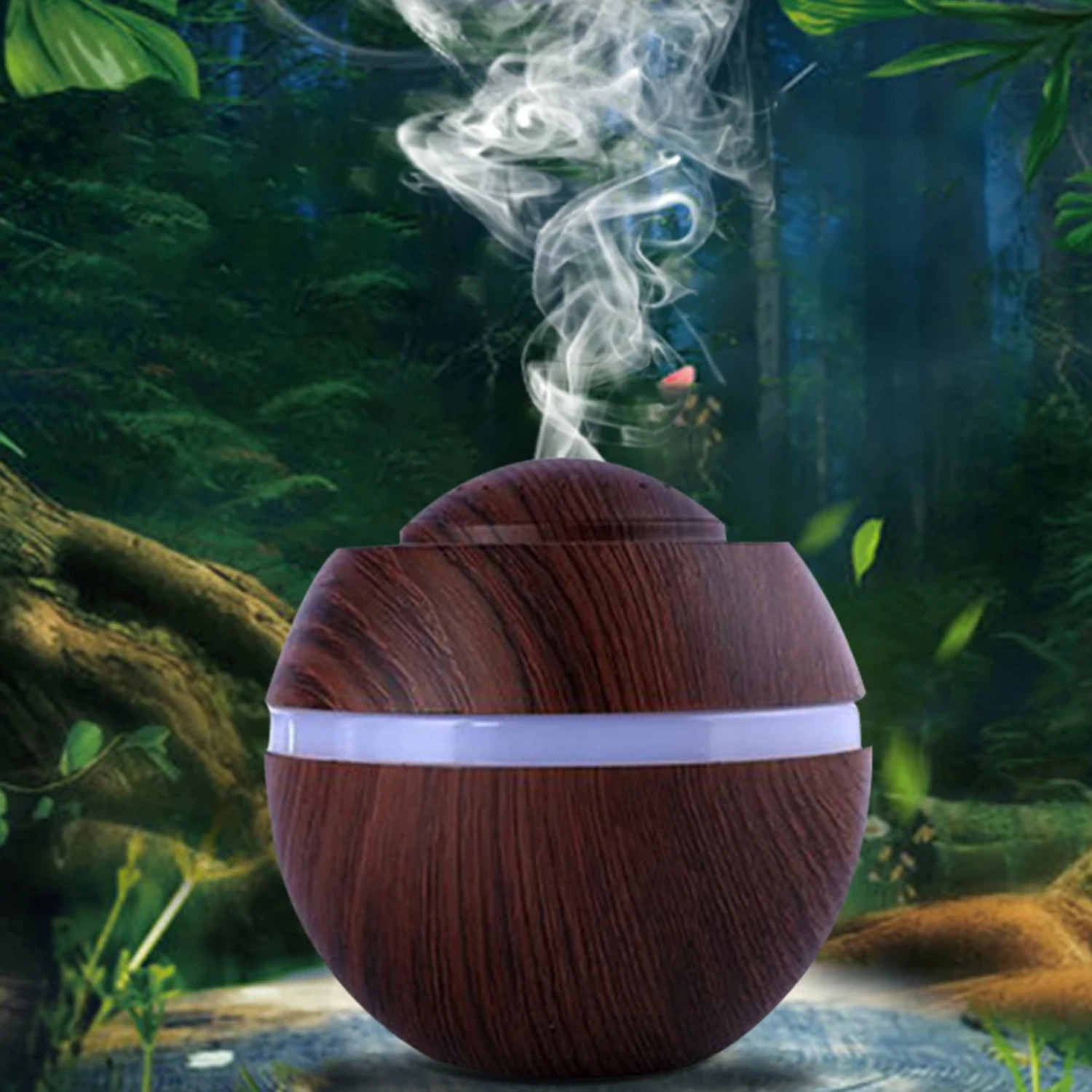 

Essential Oil Diffuser Mini USB Air Humidifier Portable Ultrasonic Humidifier Air Purifier Night Light