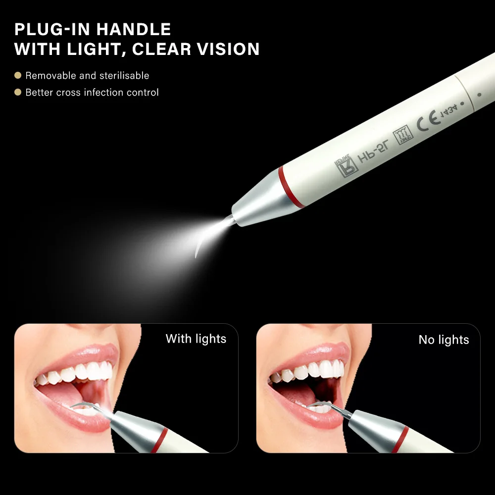 Dental ultrasonic scaler LED handpiece Maxpiezo7+ ultrasonic piezo EMS cavity tube Dental equipment