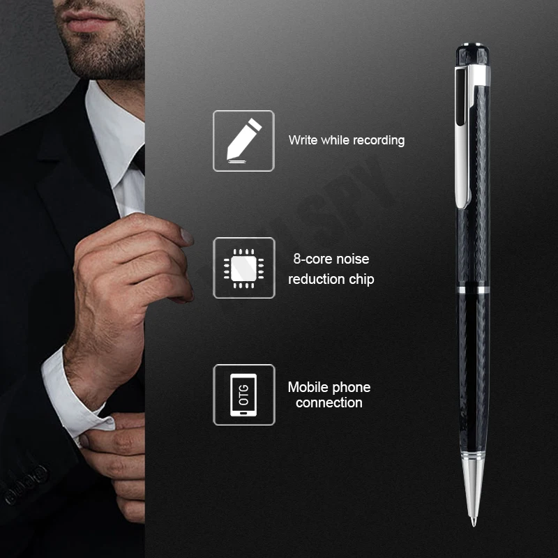 Mini Voice Recorder Pen Digital Recording Listen Device Sound Professional Dictaphone Audio Micro Small Player