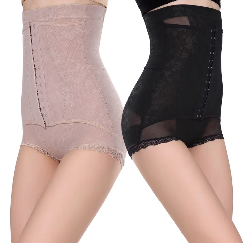 Body-sculpting Abdomen Panties High-waist Hip-lifting Waist Boxer Briefs Post-natal Shaping Anti-glare Body Pants