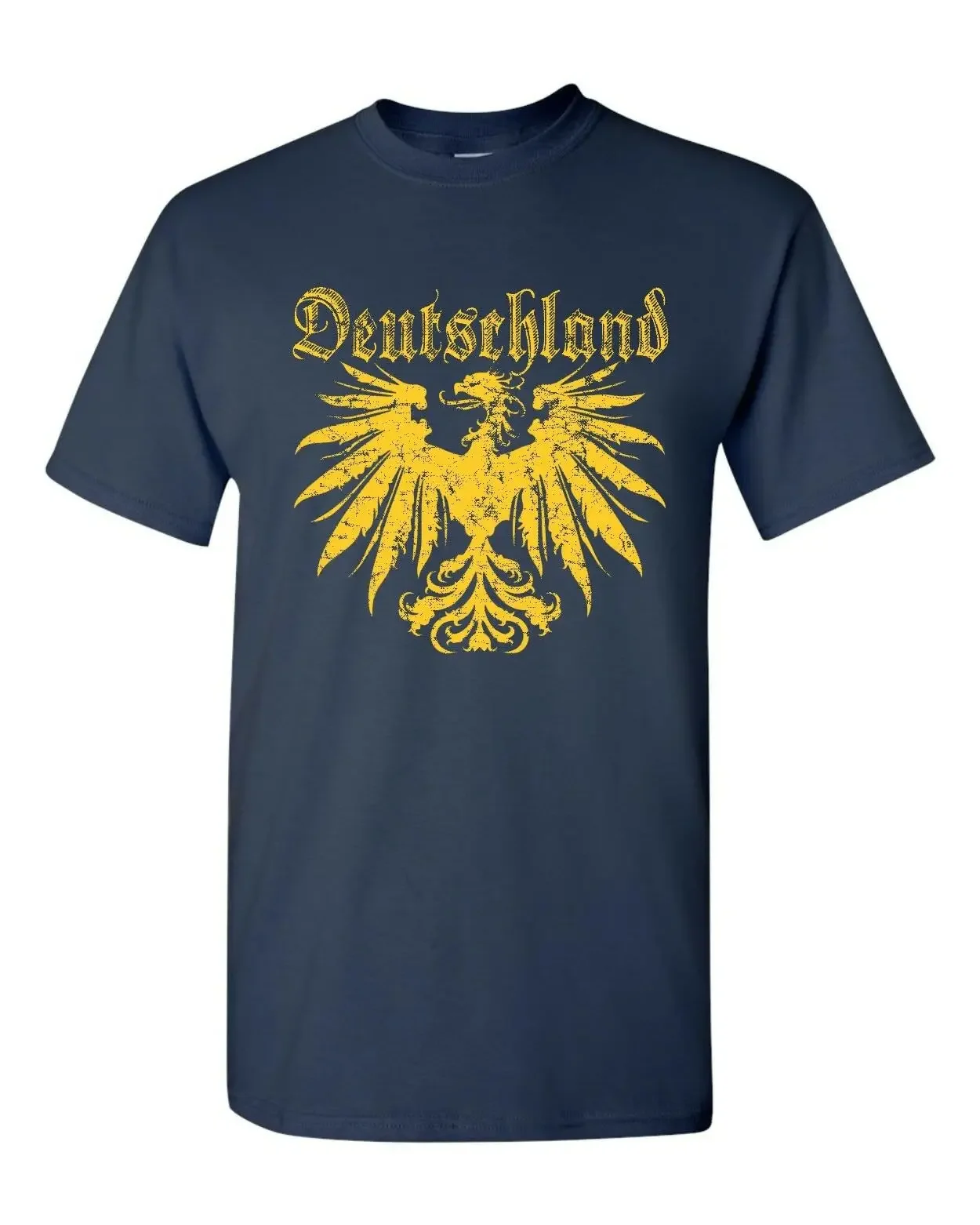 Deutschland T-shirt con aquila imperiale tedesca manica corta casual 100% cotone O-Collo T-shirt da uomo estiva taglia S-3XL