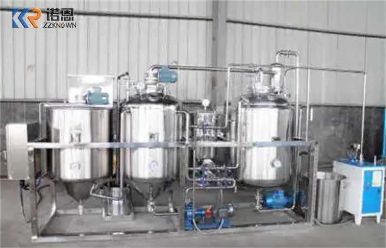 Macchina raffinata per l'affetteria dell'olio vegetale per la raffinazione dell'attrezzatura per la lavorazione del nocciolo di palma greggio, produzione raffinata dell'olio di girasole puro