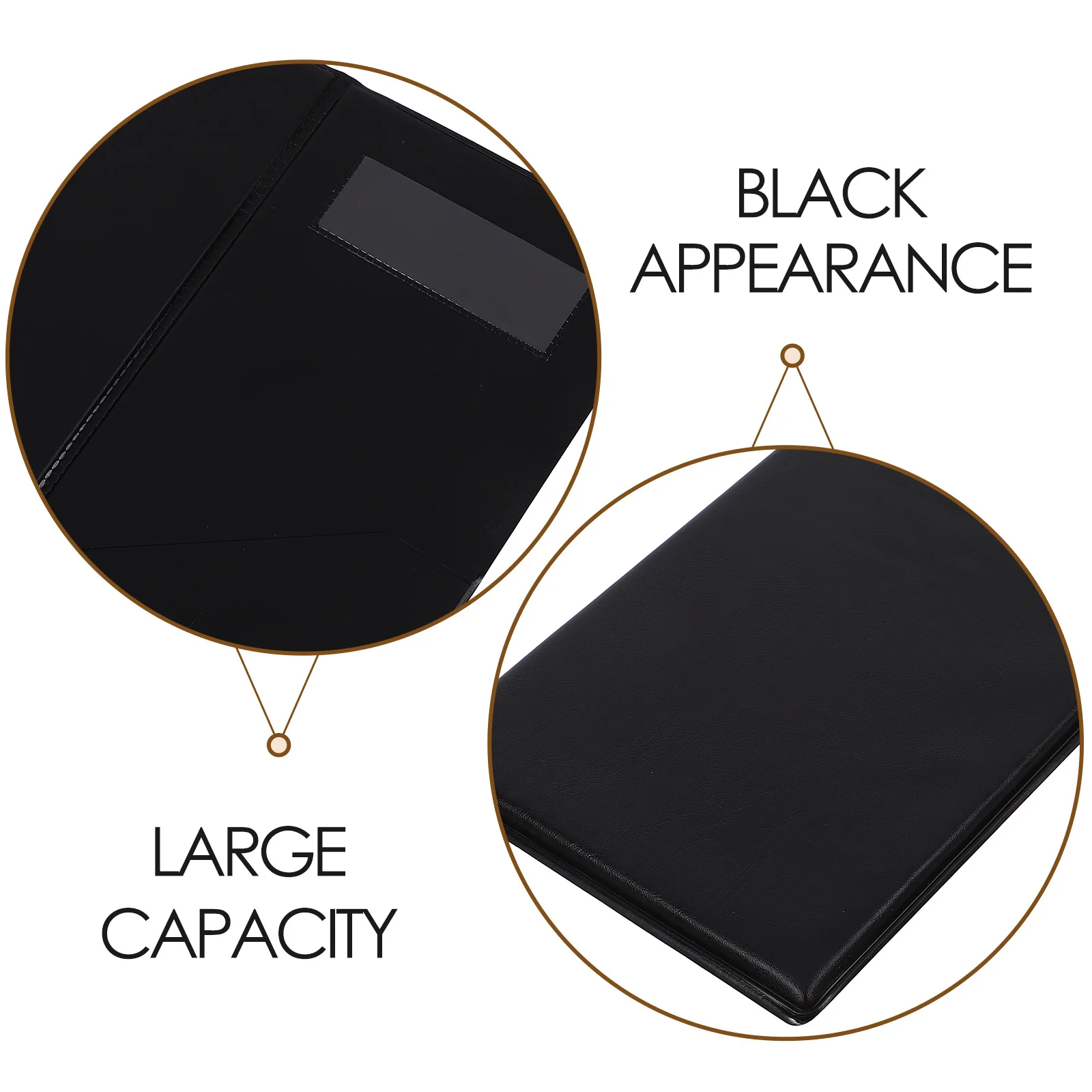 Guest Check Book Holder Server Checkbook For Waitress Large Capacity Restaurant Serving Book Stylish Meal Bill Organizer