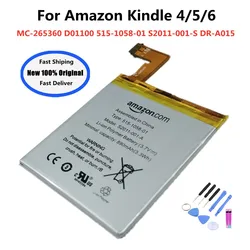 MC-265360 Original Battery For Amazon Kindle 4 5 6 Phone D01100 515-1058-01 S2011-001-S DR-A015 Battery Batteries