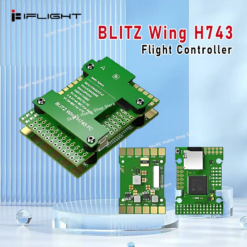 iFlight BLITZ Wing H743 Flight Controller, High-performance Main Board Replacement Parts for Fixed Wing FPV RC Equipment