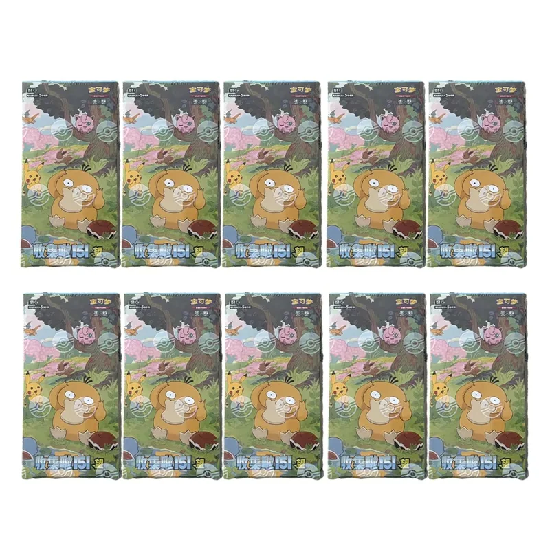 Pokémon-Sammelkarten PTCG: Vereinfachte Chinesische Zhu Zi Kollektion 151 – Dünne/Dicke Serie: Ponyta & Gengar Spiel-Sammelkarten Spielzeug Blindbox