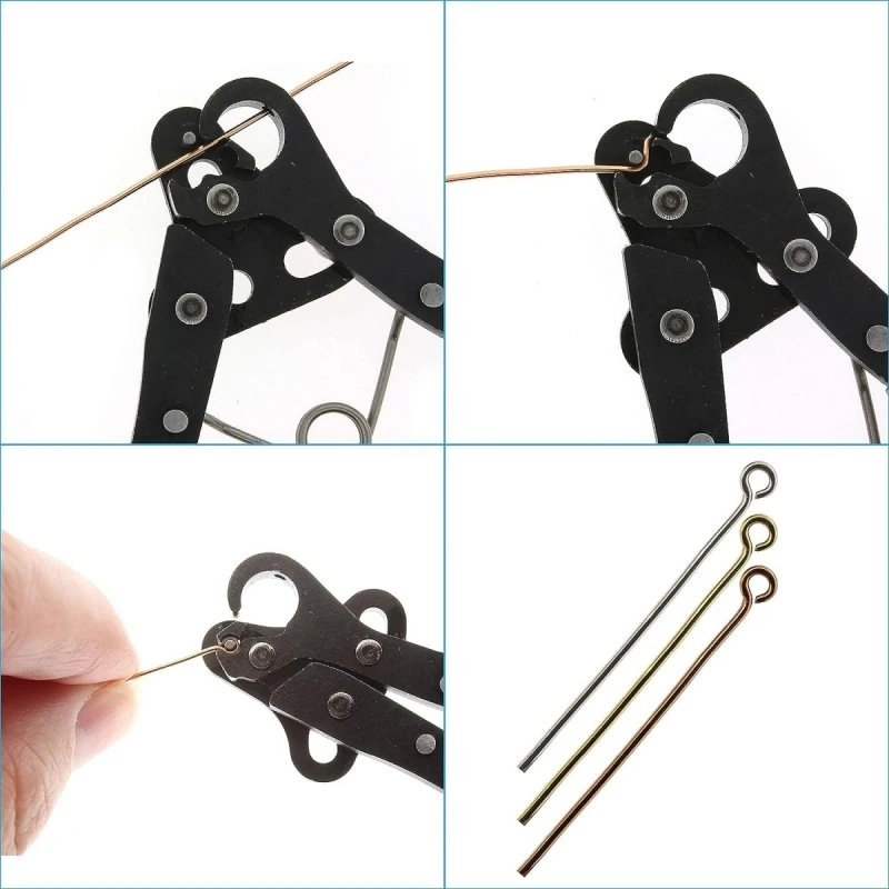 Picture 5: 1.5mm Round Nose Wire Rolling Pliers Set, Mini DIY Earring Jewelry Tool Wire Winding Bending Repair | Free Shipping