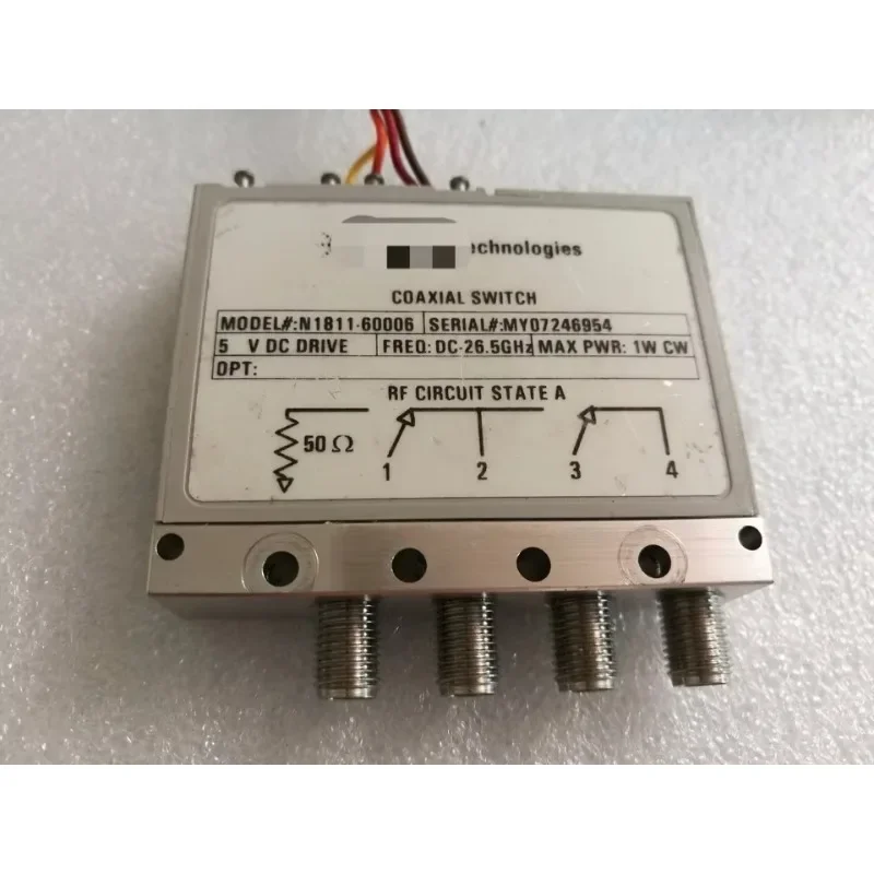 

N1811-60006 UTG Coaxial Switch, 4 Port Terminated (C27) Programming Controller Industrial Automation