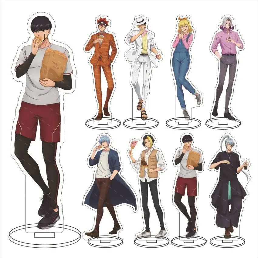 Mashle: Magic and Muscles Rayne Ames Abel Walker Abyss Razor Double Sided Acrylic Stand Ornament Adornment Collection Souvenir