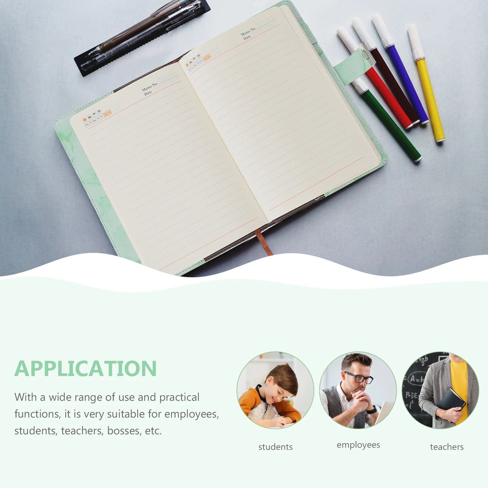 

Password Diary Book Lockable Notebook Household Journal Girls Teen Students Teachers Multi function Practical Work Planning