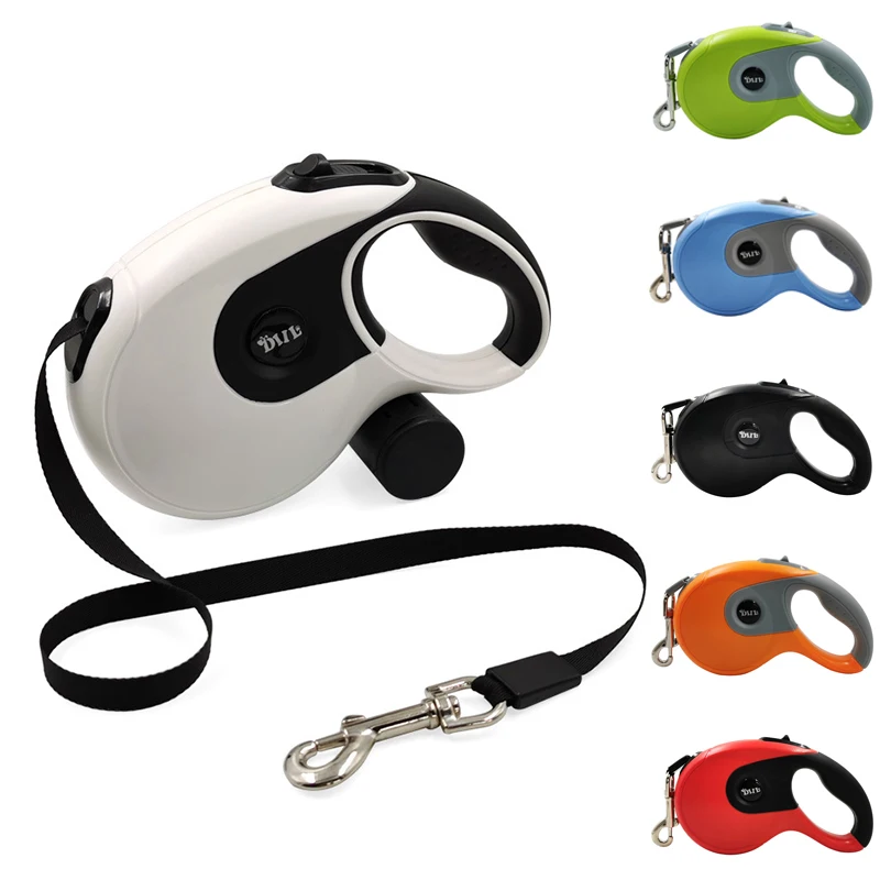 

5m Durable Dog Leash Automatic Pet Accessories Belt Retractable Pet Leash for Dogs Leads Extending Dog Walking Leash Rope