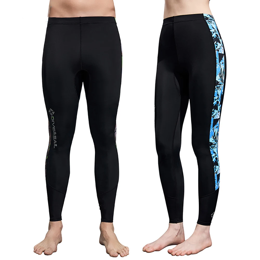 Men Women Lycra Rash Guard Surf Diving Pants High Elastic Tight Long Rashguards UV Protection Swimsuit Sunscreen Swimming Pants