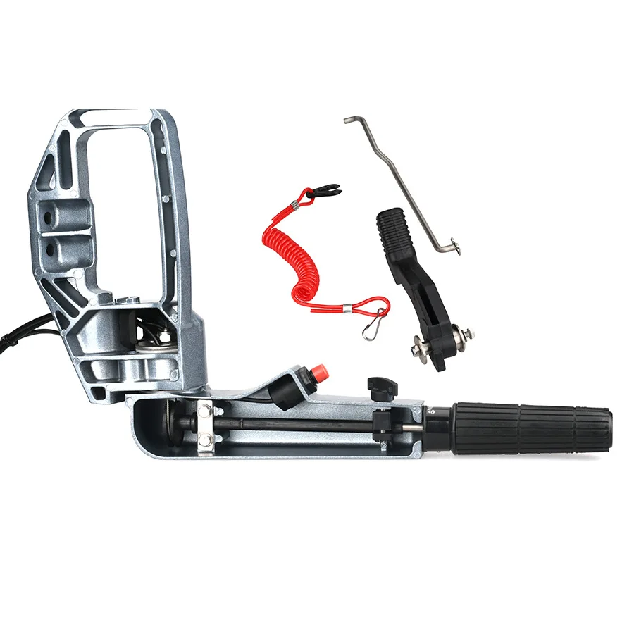 Outboard throttle handle control arm assembly 66T-W0084-02-4D for Yamaha 2-stroke 40 HP  boat engine part