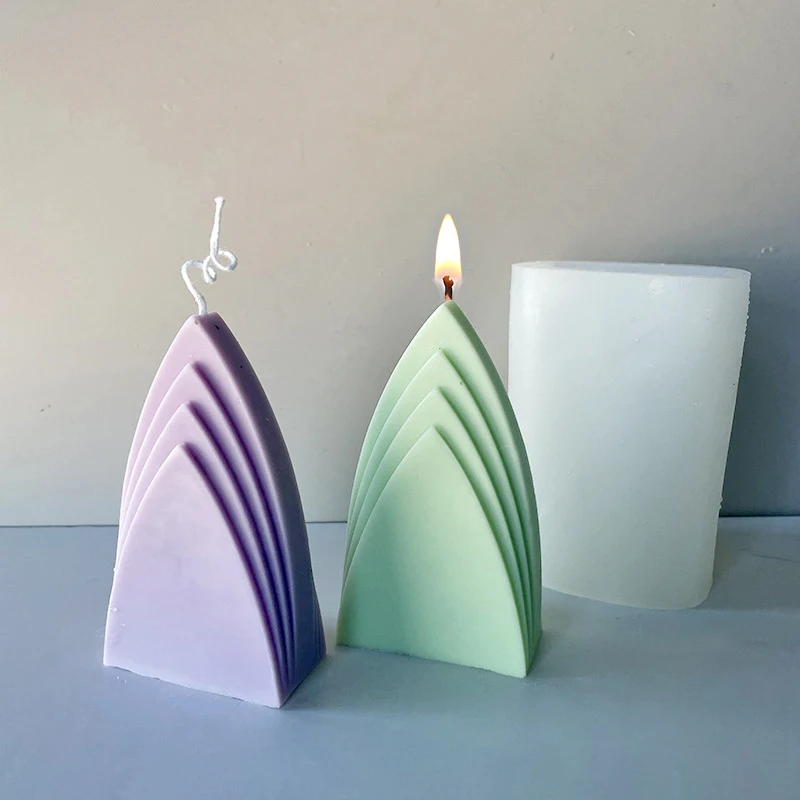

Geometric Mountain Silicone Candle Mould DIY Art Crafts Aromatherapy Gypsum Soap Candle Making Supplies Wedding Gifts Home Decor
