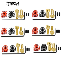 YEAHRUN Metal Heatsink Bullet Plugs with Grips 4mm/5mm Set Lip Battery Connector for RC Model Cars