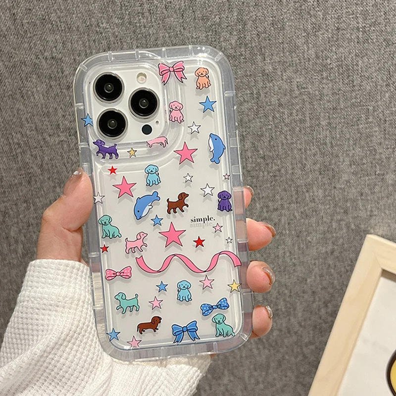 J76 Fall Prevention Cushion Type For Samsung Galaxy A14 A34 A54 A52 A51 A72 A73 A12 A32 A23 A42 Case DIY Soft TPU Cover