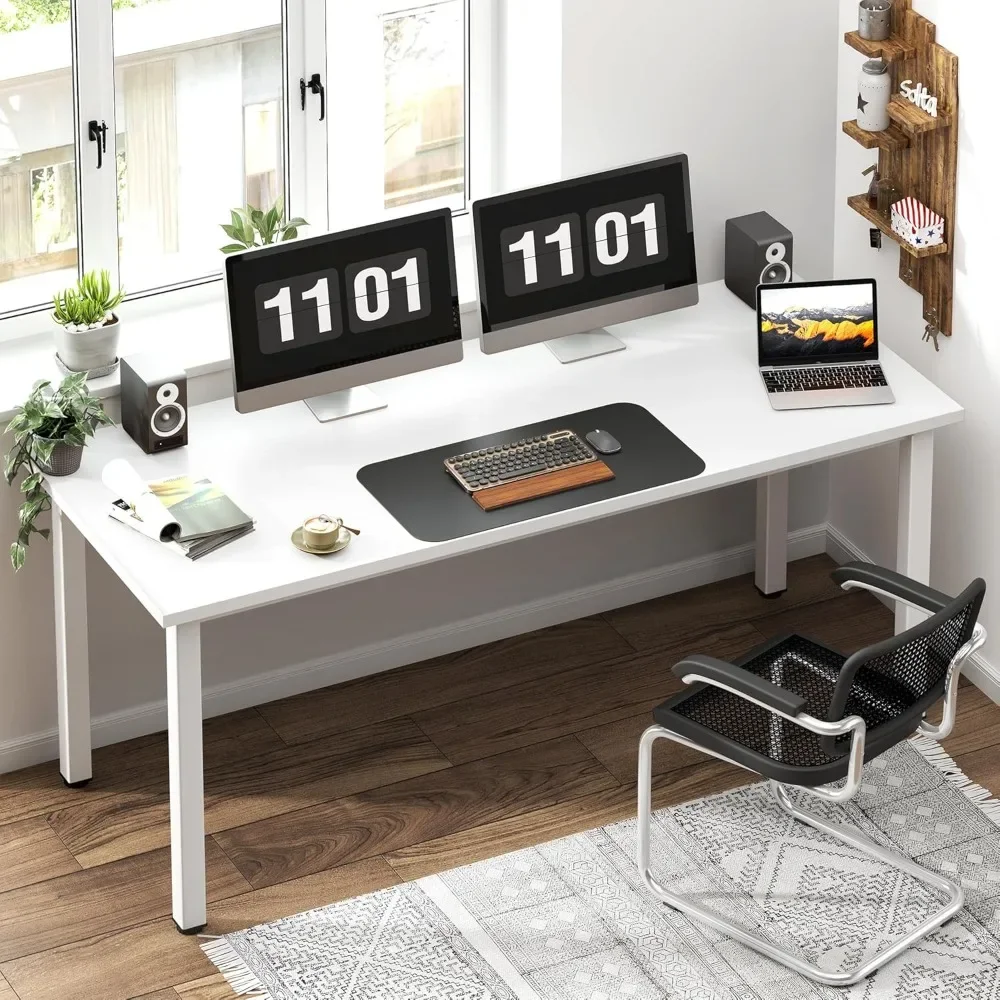 Writing Desk, 63 Inch Large Computer Desk - Modern Simple Style Home Office Desk Gaming Desk, Writing Desk