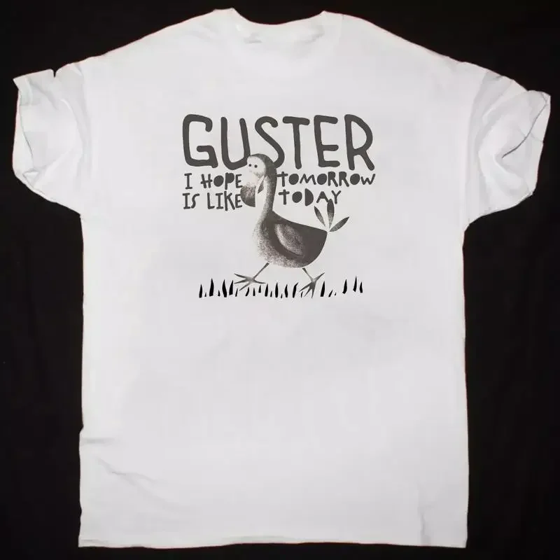 Camiseta I Hope Tomorrow Guster Band clássica branca S 5Xl