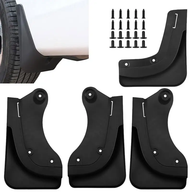 

Car Mud Flaps Flexible Mud Flaps Set Shock-Resistant Protective Automobile Accessories For Tesla ModelY 2025 For Daily Commuting
