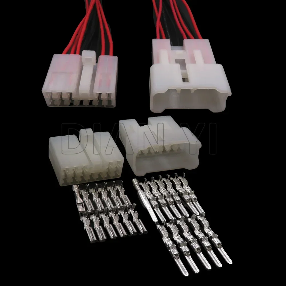 

Комплект из 12-контактных автомобильных разъемов (папа-мама) с кабелями 7122-1210, 7123-1210, сборка AC, автомобильный клеммный блок-разъем