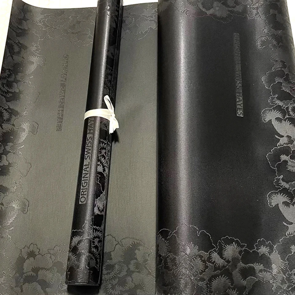 

African Wedding Headwear Set In Black, Stylish Sego Gele and Ipele 2-Pcs, Multi-Color Headscarf Nigerian Attire TX-2-13