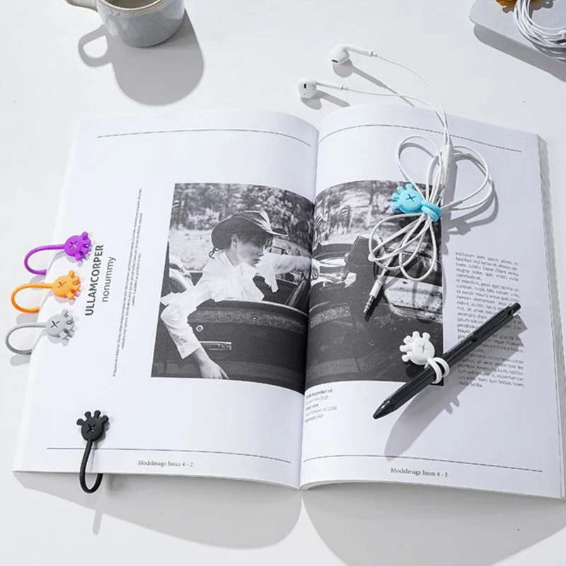 Creative Palm Magnetic Sorting Device Recebe, Headset Wire, Fixação, 4 pcs, 6 pcs, 8pcs
