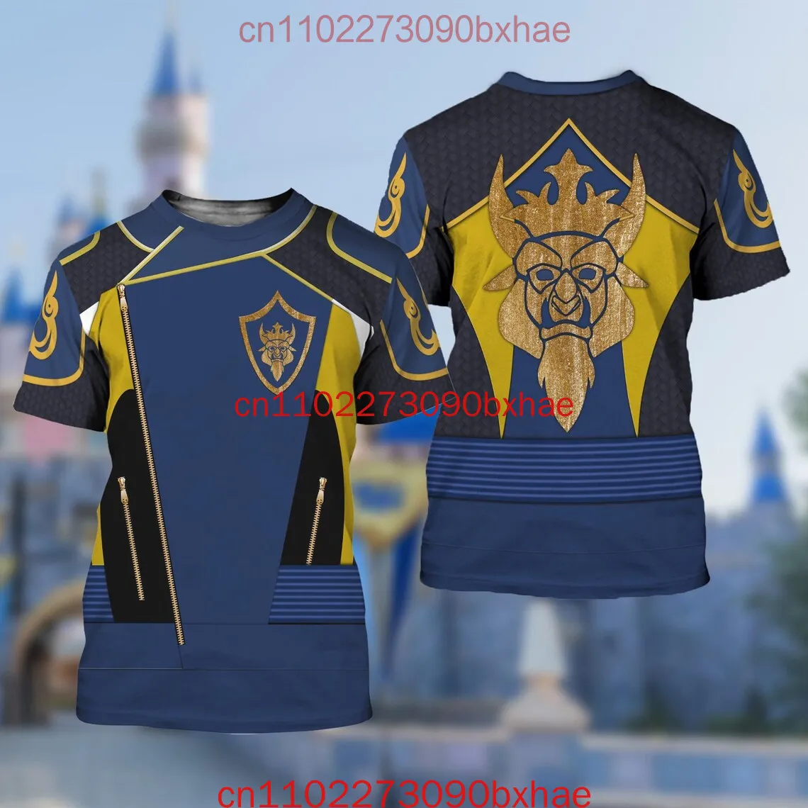 ディズニー ディセンダント コスチューム Tシャツ 3D プリント ハデス ディセンダント コスプレ衣装 メンズ レディース キッズ Tシャツ