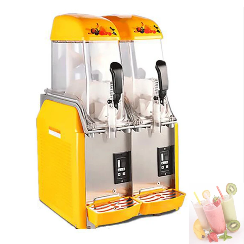 آلة ذوبان الثلج 220 فولت آلات طين كهربائية صانع المشروبات الباردة صنع العصائر آلة صنع الثلج الرملي