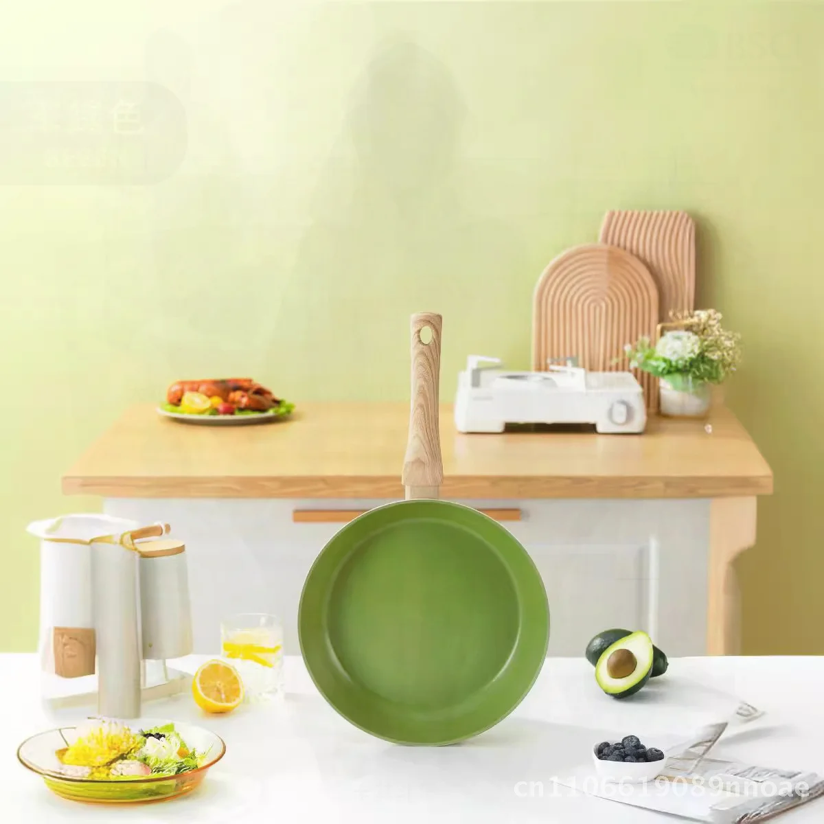 

Non-Stick Aluminum Frying Pan 26cm Modern Minimalist Multi-Functional Kitchen Essential for Pancakes And Omelettes Oil-Free Home