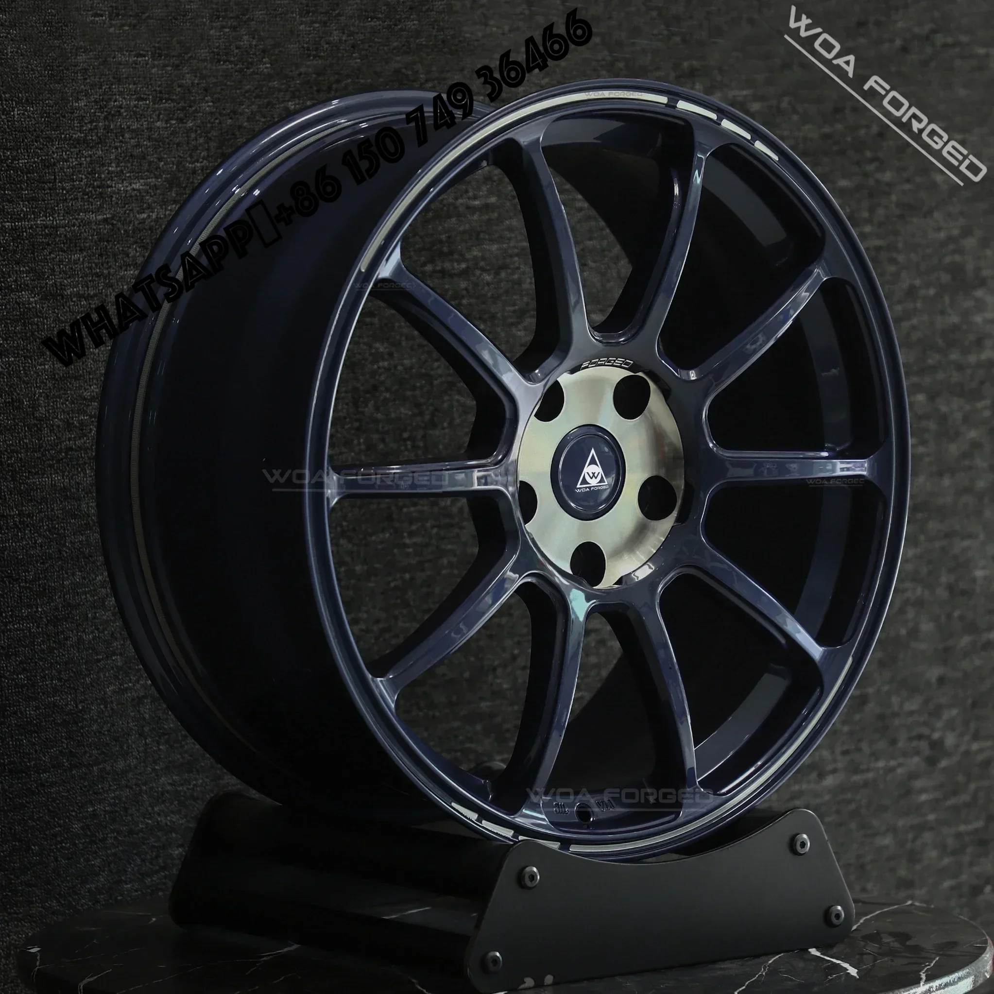 

6061-T6 ZE40 Lightweight Forged Sport Car Wheels 5x120 5x112 5x139.7 Bule Aluminum Deep Recessed 35mm 20mm 4x100 Deep Pa