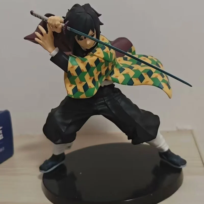 Genuine In Stock Demon Slayer Anime Figurines Maximatic Tomioka Giyuu Anime Figures 17cm Statue Collectible Model Toys