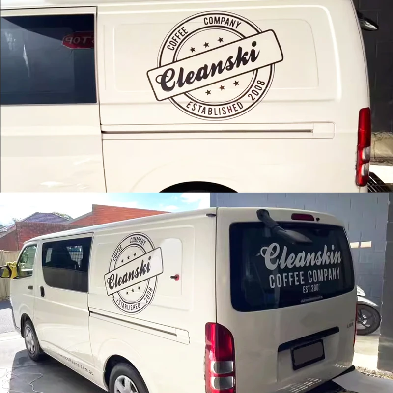 Custom Vinyl Car Sticker Design Decal For Cars Auto Bicycle Motorcycle Window with Business Logo Telephone