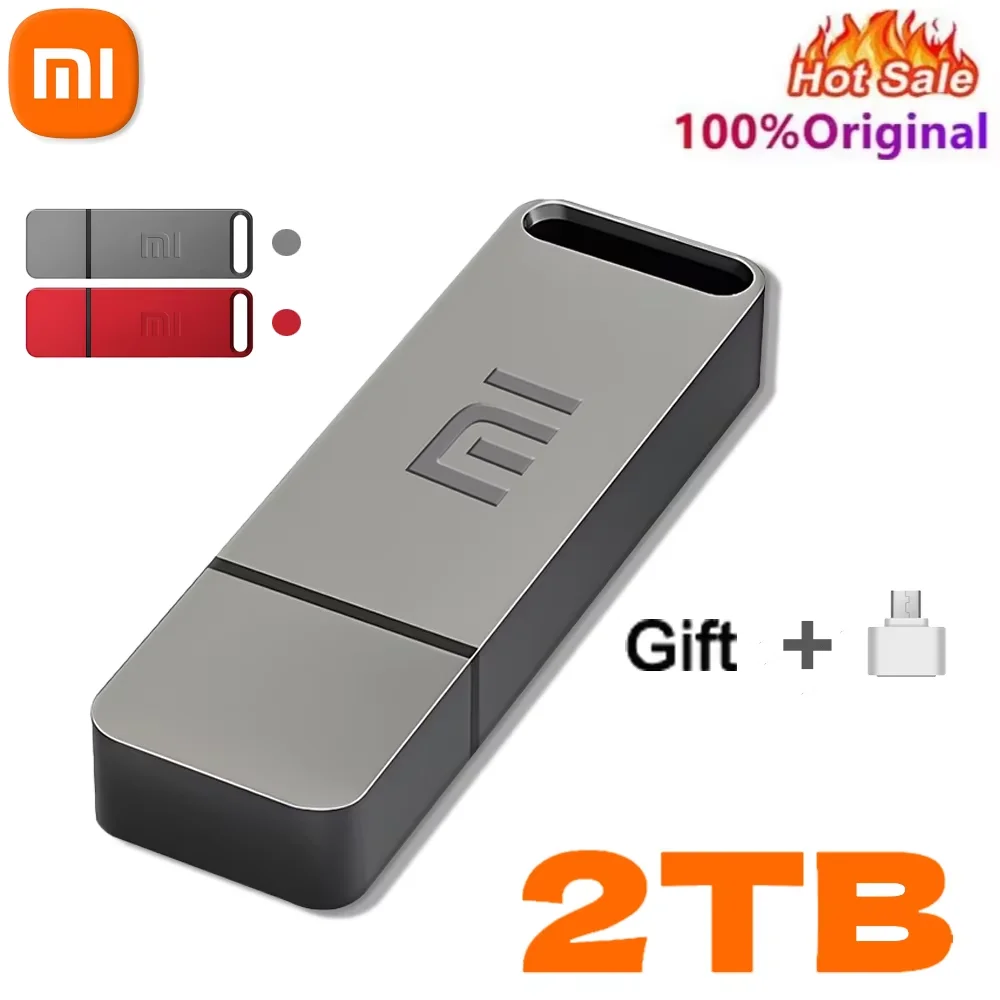 Unidad Flash Xiaomi de 16TB USB3.2 transferencia de archivos de alta velocidad Metal tipo C Flash SSD portátil de gran capacidad memoria de unidad impermeable
