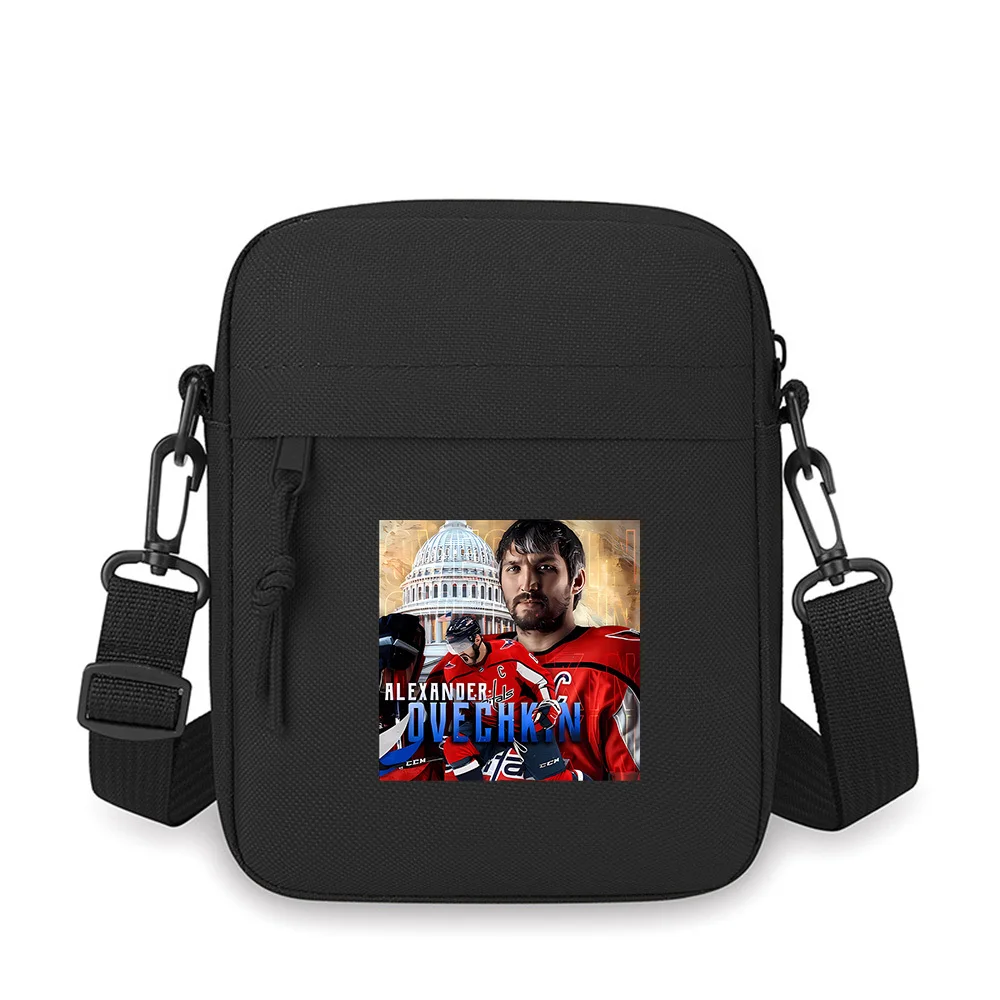 Хоккейный плеер Capitol Building Джерси Мужская сумка через плечо на одно плечо Женская мультяшная аниме-фильм с принтом Дизайн унисекс