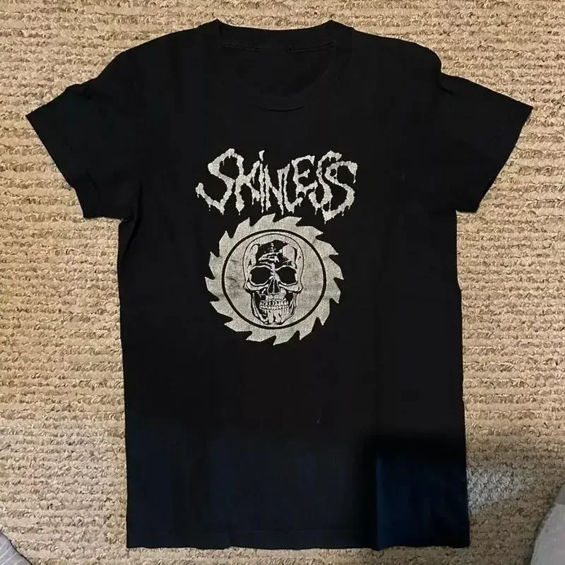 Skinless Girly T Shirt Cotton Black All Size